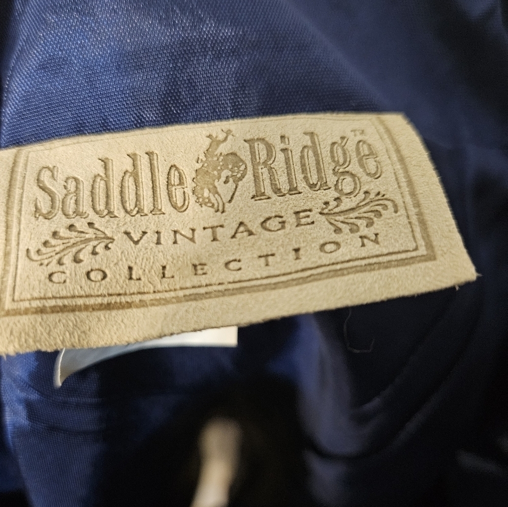 Saddle Ridge Vintage Collectiob Colorful Equestrian Horse Indian Wool Wrap Skirt - Picture 4 of 5